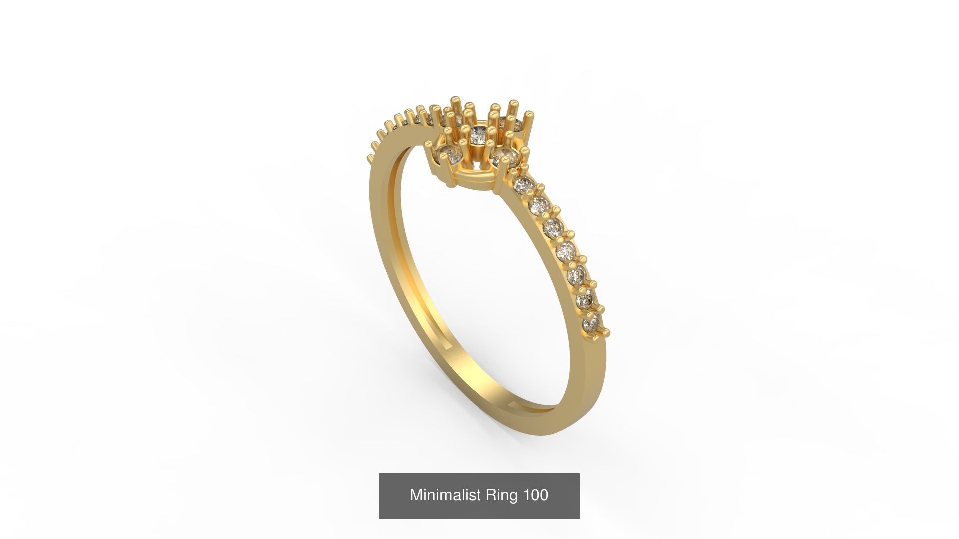 Light rings weighing 1 to 4 grams 500 Rings 3D Model Collection_96