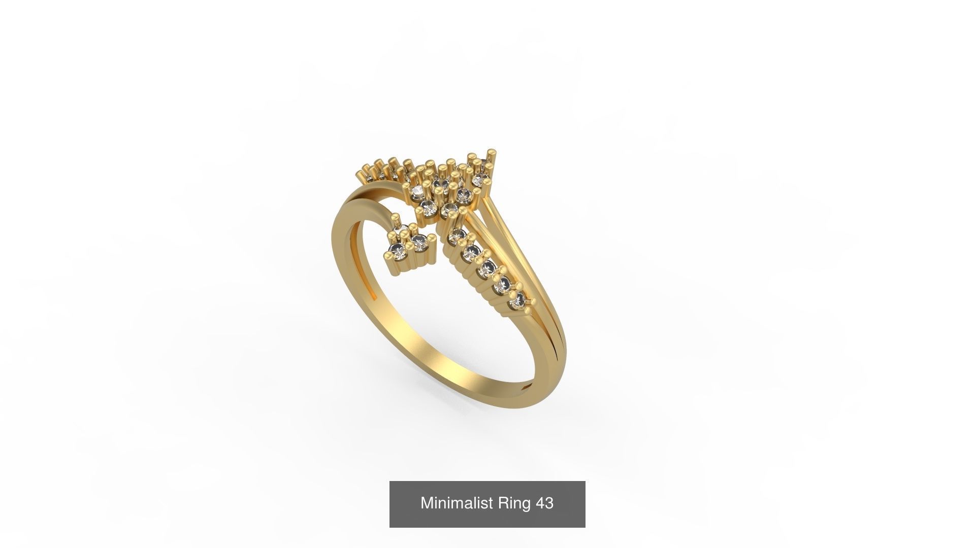 Light rings weighing 1 to 4 grams 500 Rings 3D Model Collection_135