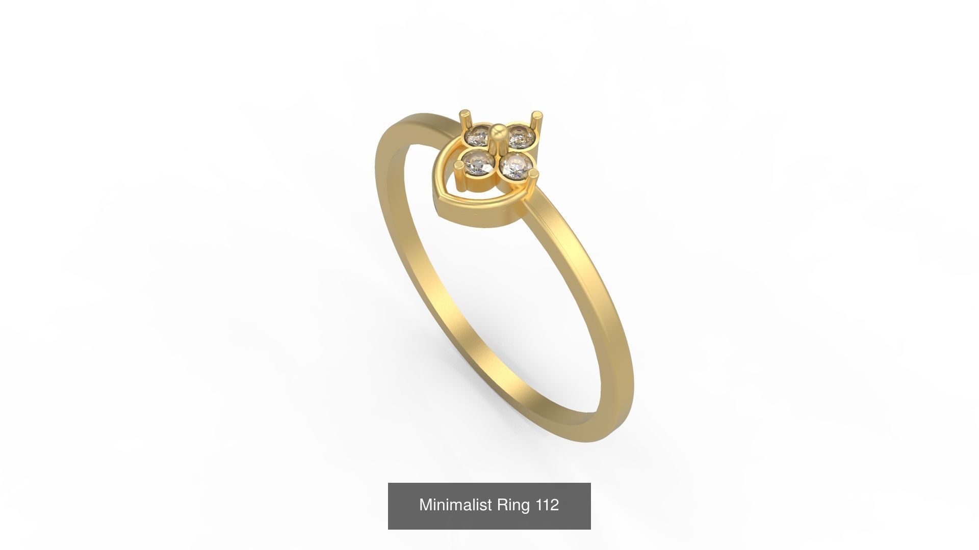 Light rings weighing 1 to 4 grams 500 Rings 3D Model Collection_174