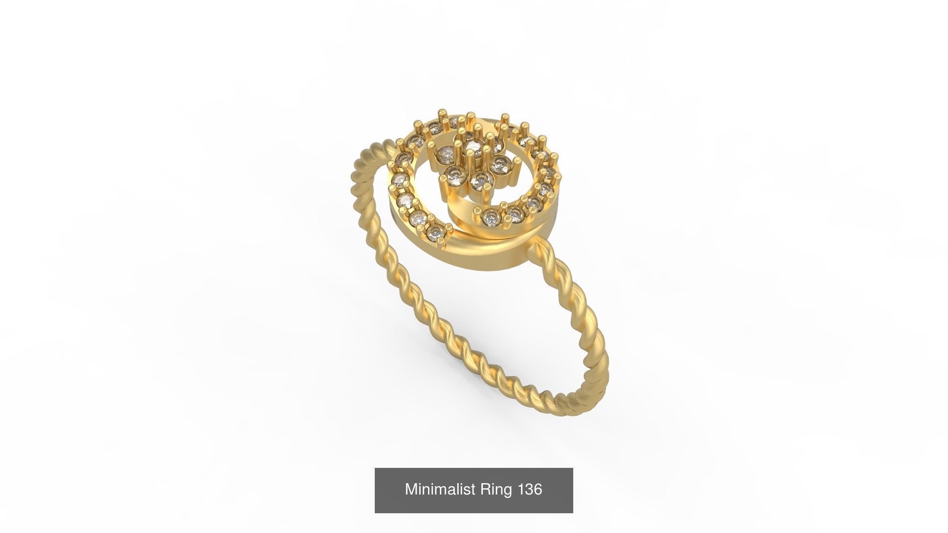 Light rings weighing 1 to 4 grams 500 Rings 3D Model Collection_198