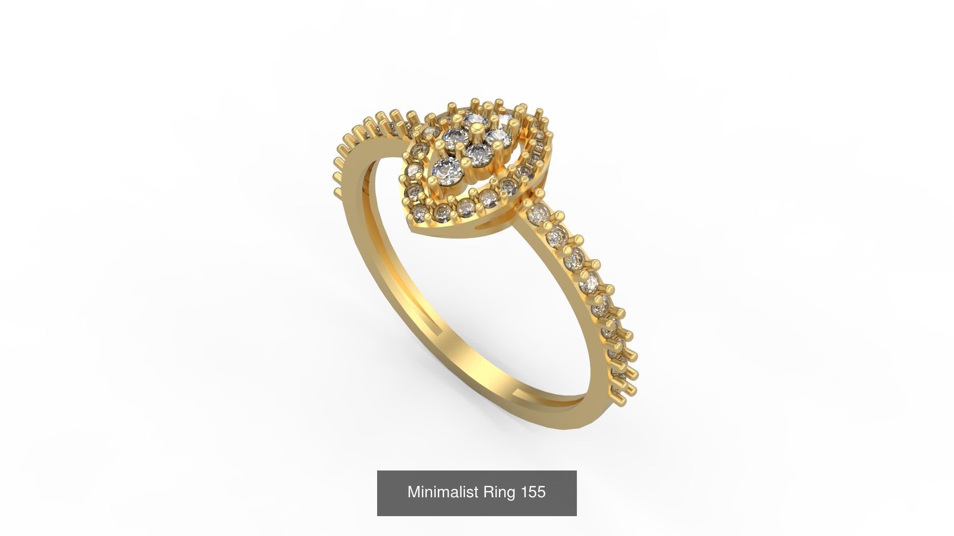 Light rings weighing 1 to 4 grams 500 Rings 3D Model Collection_217