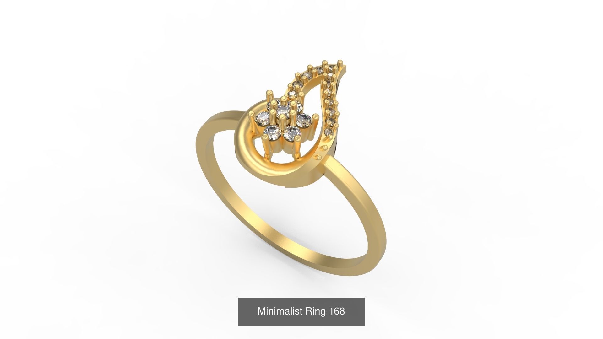 Light rings weighing 1 to 4 grams 500 Rings 3D Model Collection_230
