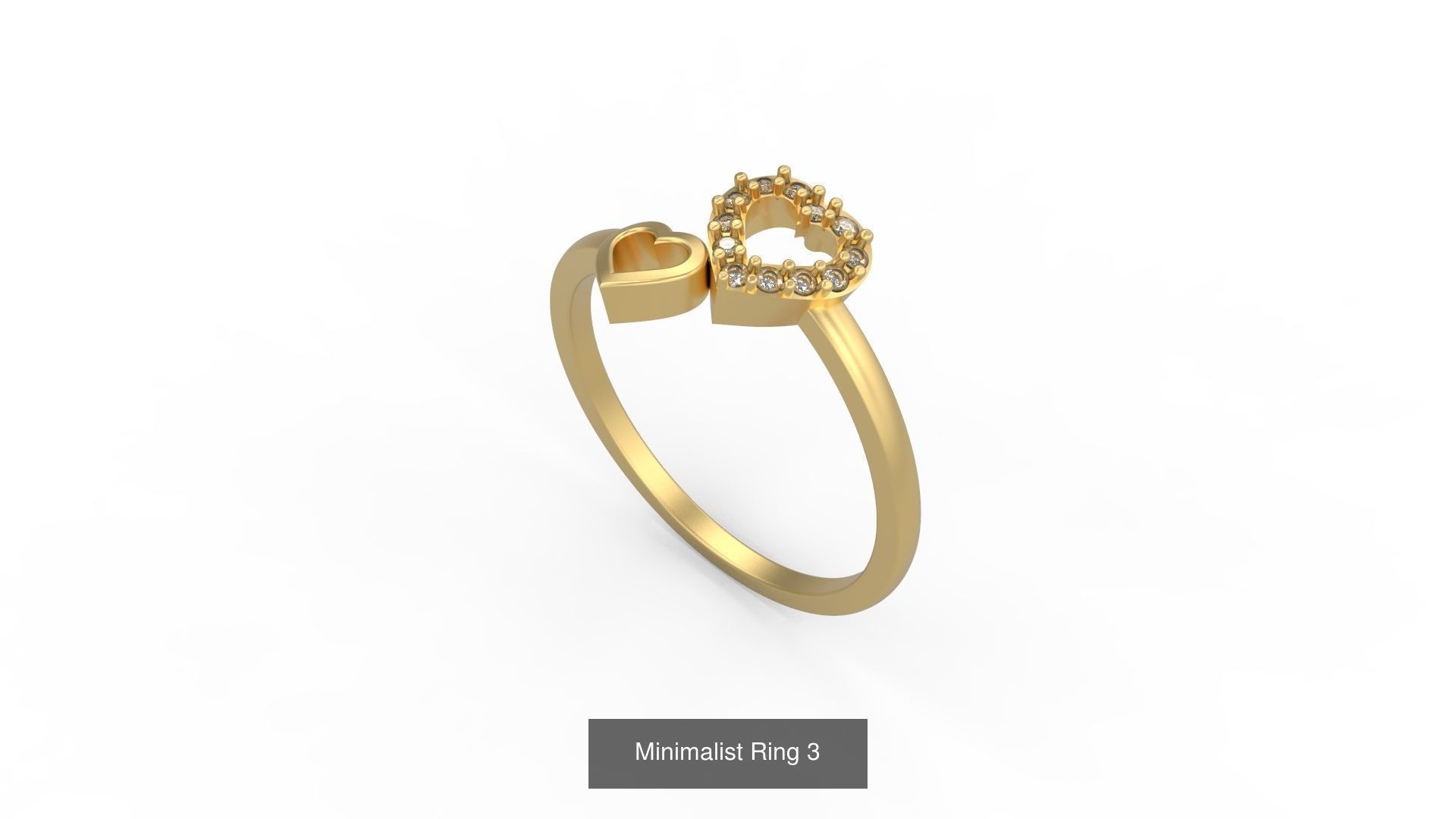 Light rings weighing 1 to 4 grams 500 Rings 3D Model Collection_36