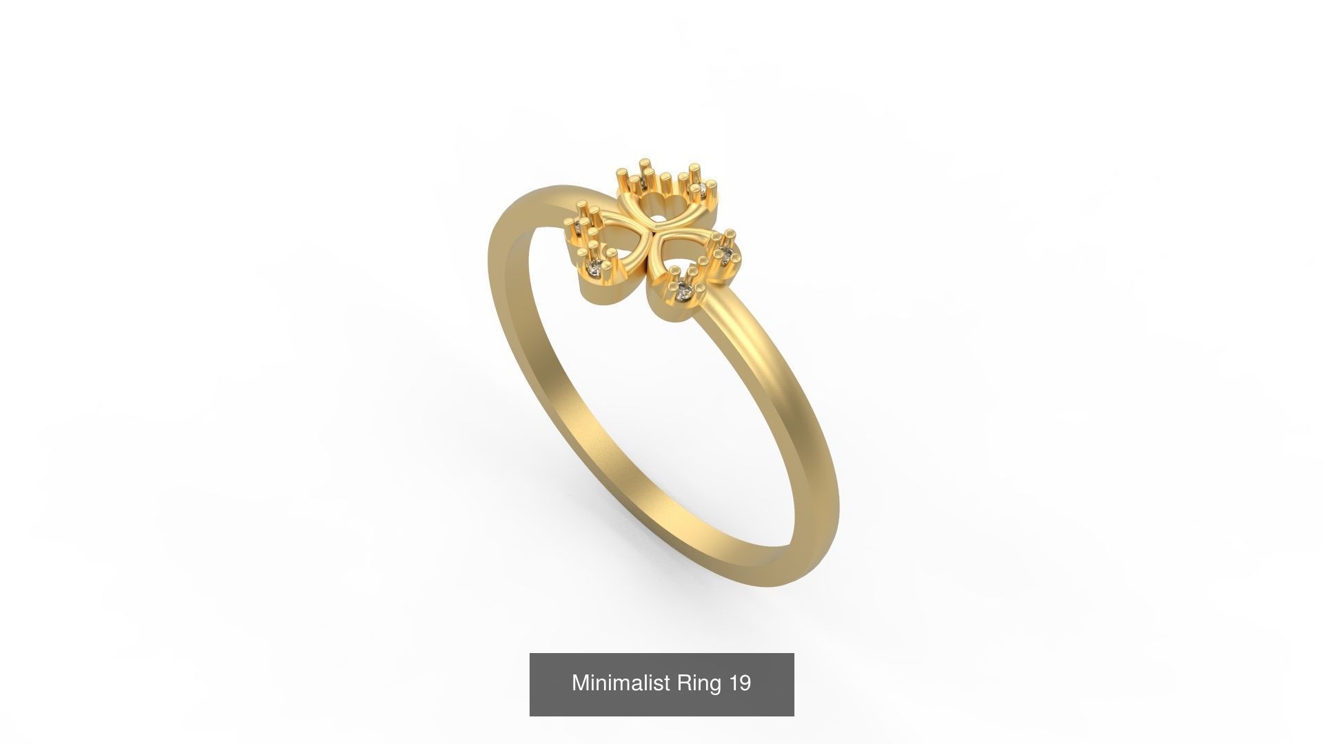 Light rings weighing 1 to 4 grams 500 Rings 3D Model Collection_111