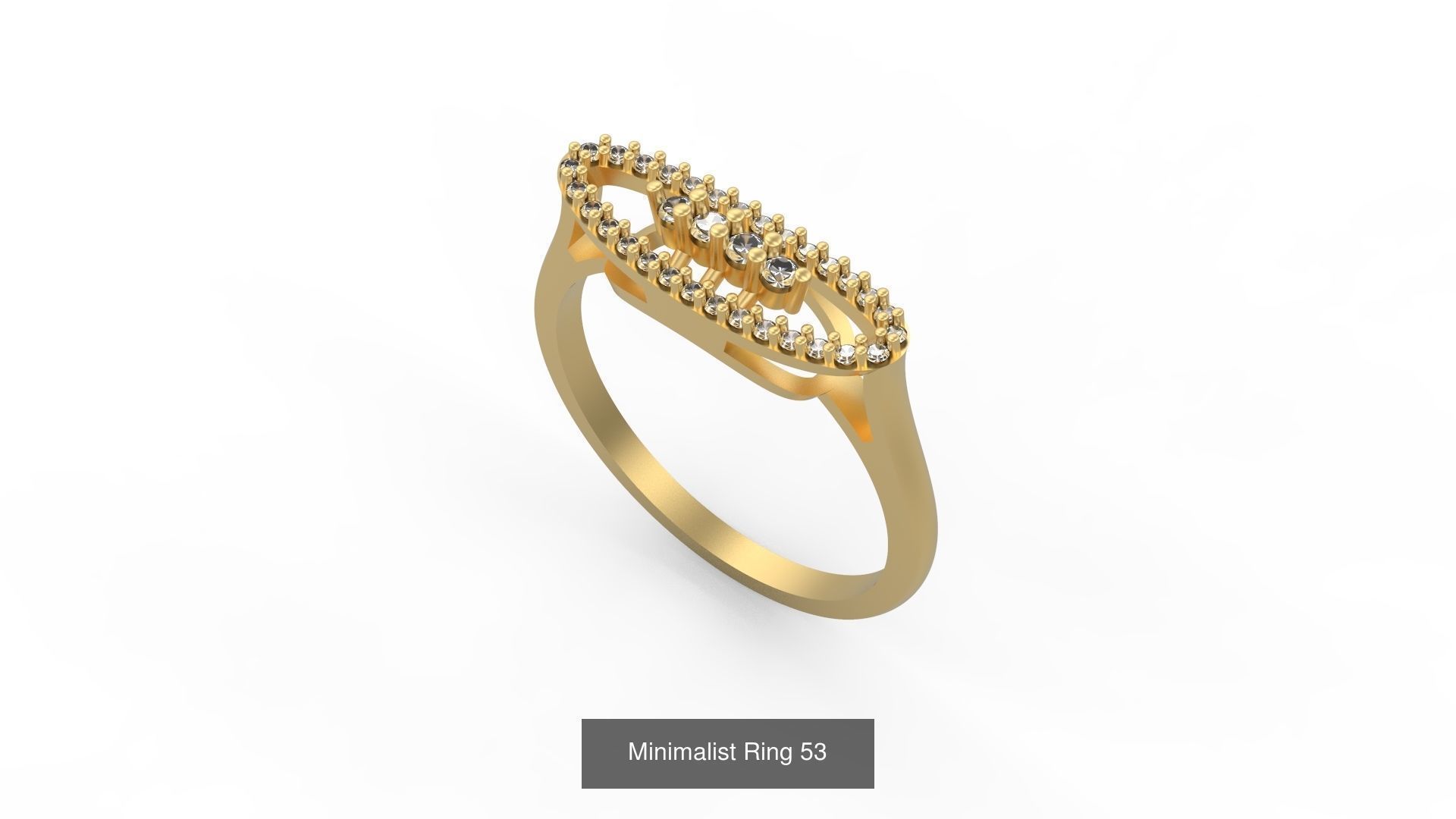 Light rings weighing 1 to 4 grams 500 Rings 3D Model Collection_145