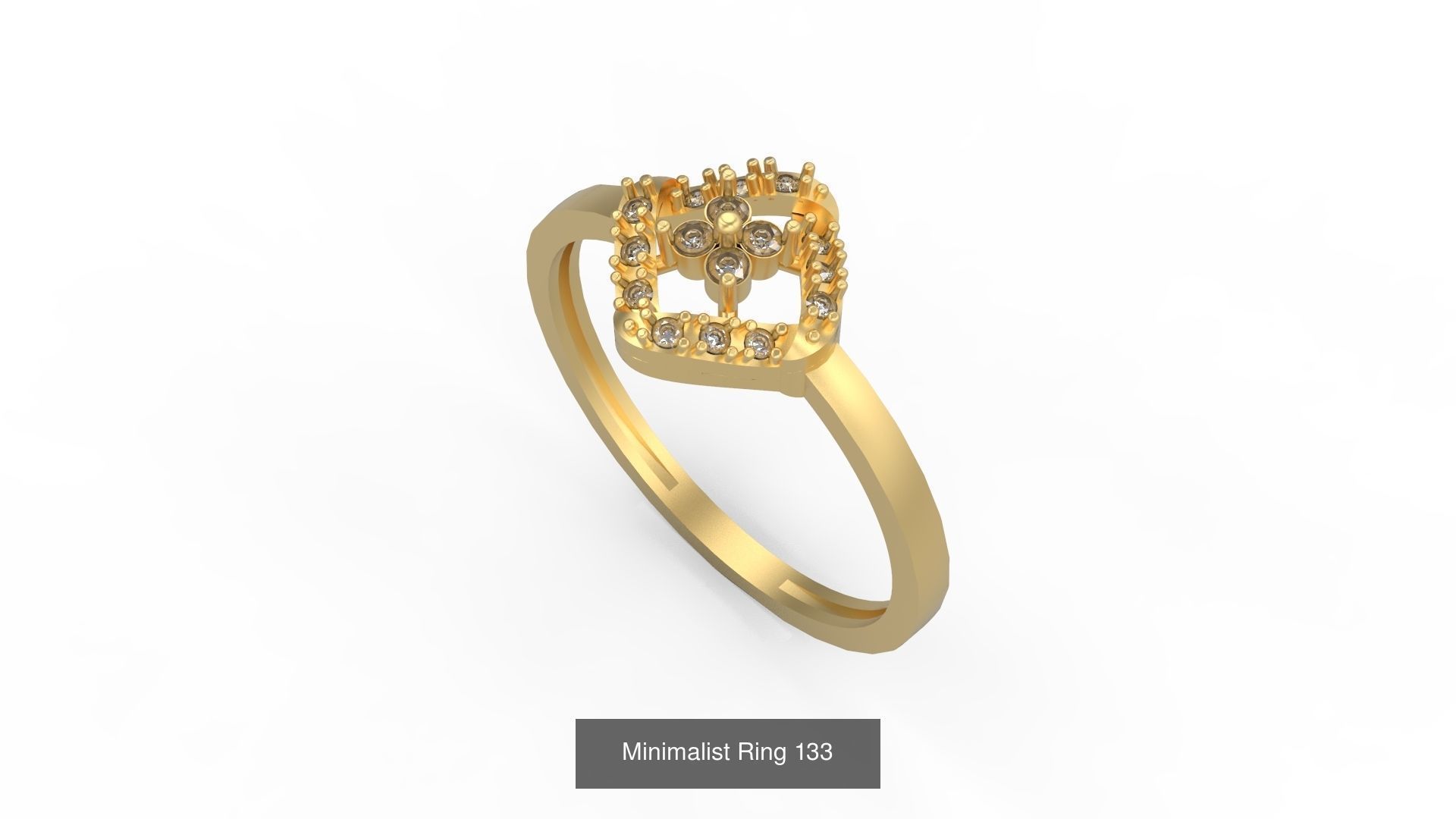 Light rings weighing 1 to 4 grams 500 Rings 3D Model Collection_195