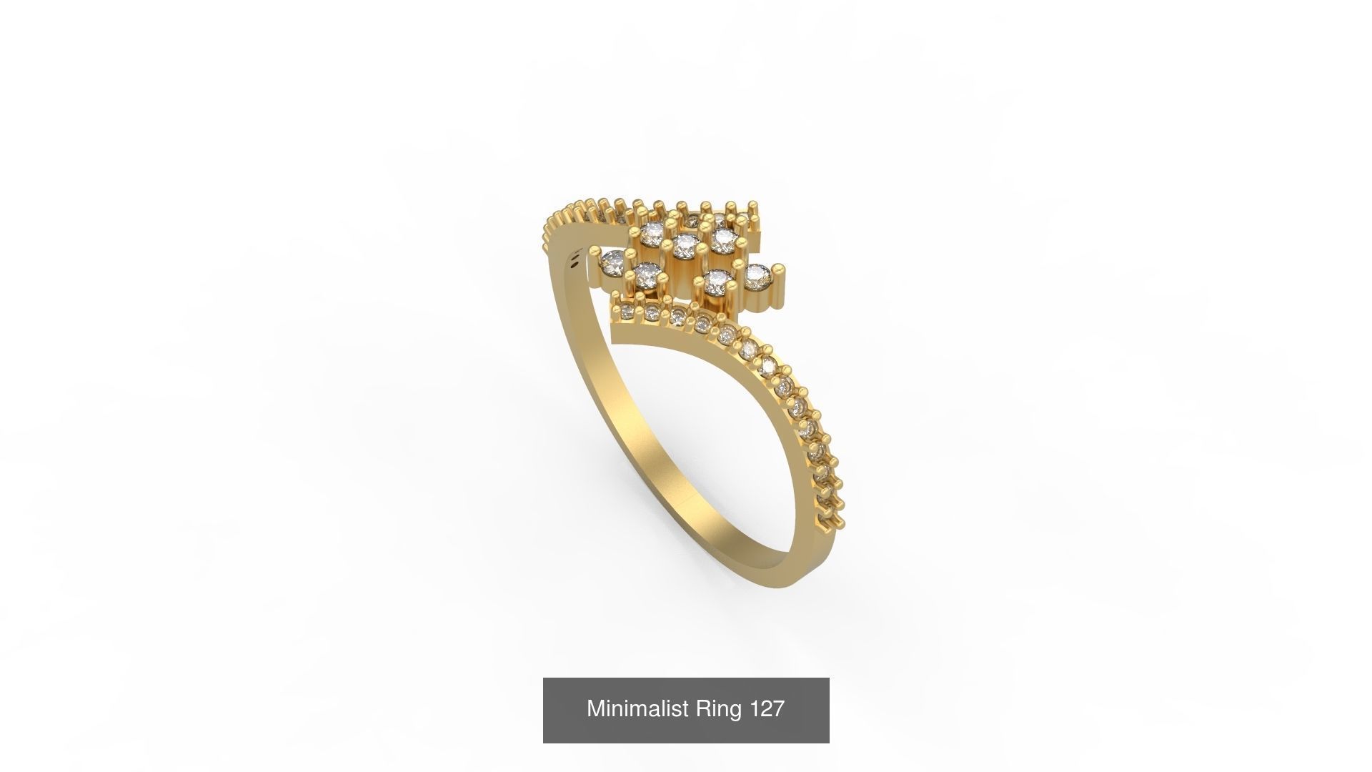 Light rings weighing 1 to 4 grams 500 Rings 3D Model Collection_189