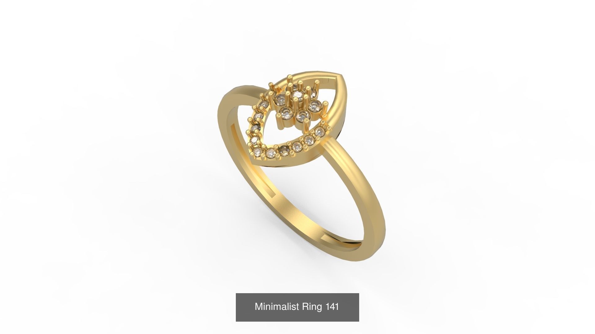 Light rings weighing 1 to 4 grams 500 Rings 3D Model Collection_203