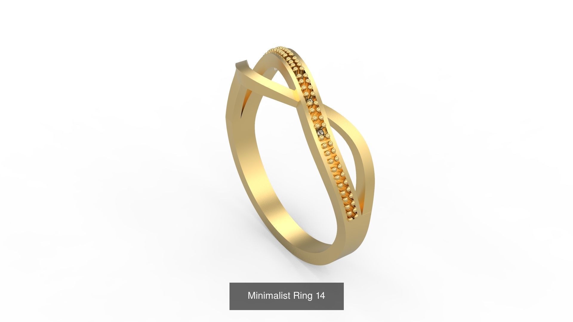 Light rings weighing 1 to 4 grams 500 Rings 3D Model Collection_106