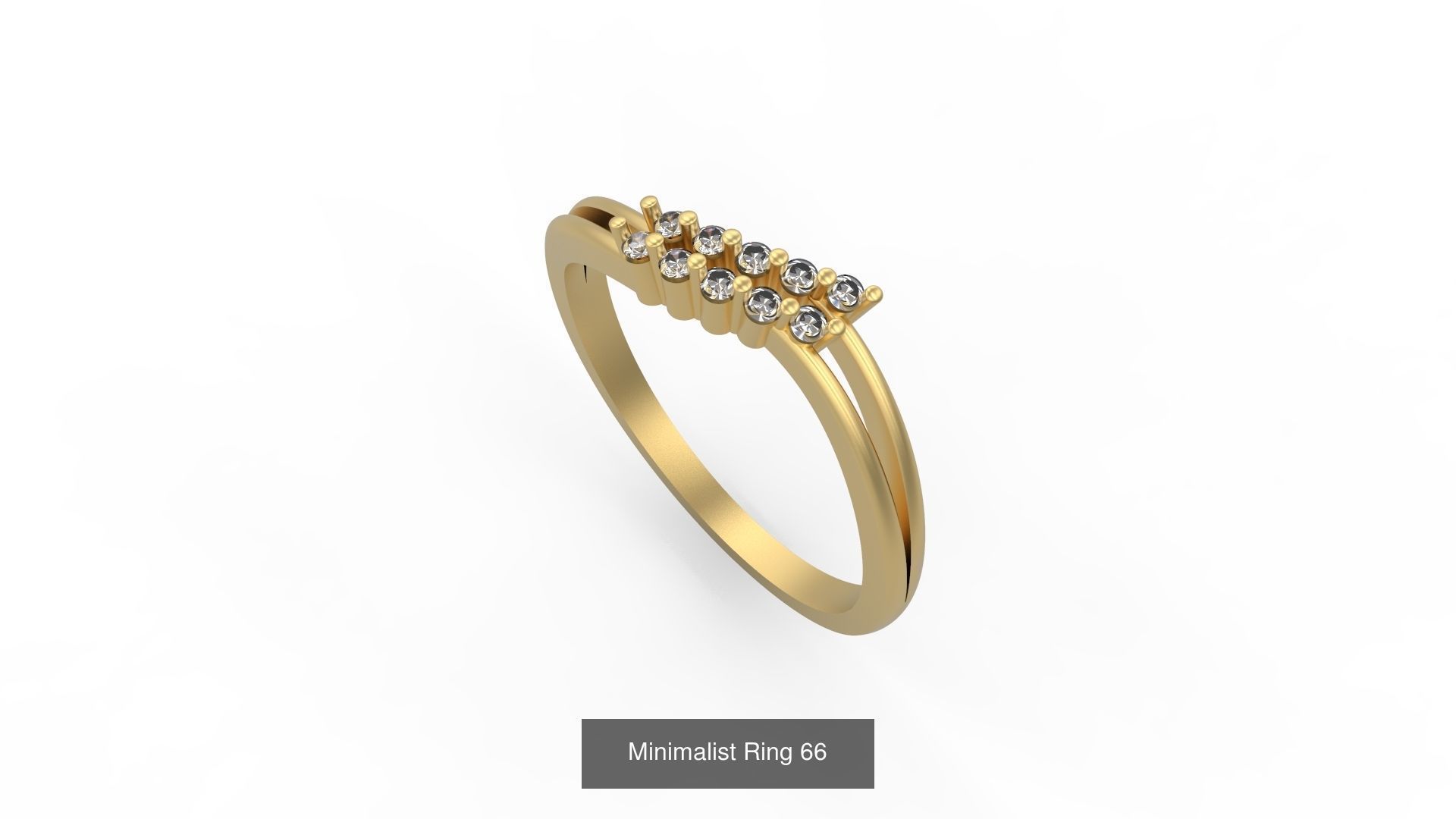 Light rings weighing 1 to 4 grams 500 Rings 3D Model Collection_158