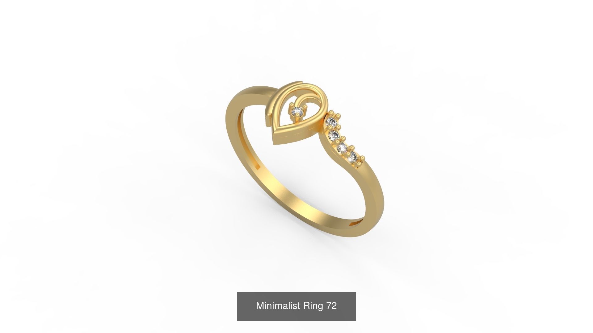 Light rings weighing 1 to 4 grams 500 Rings 3D Model Collection_33