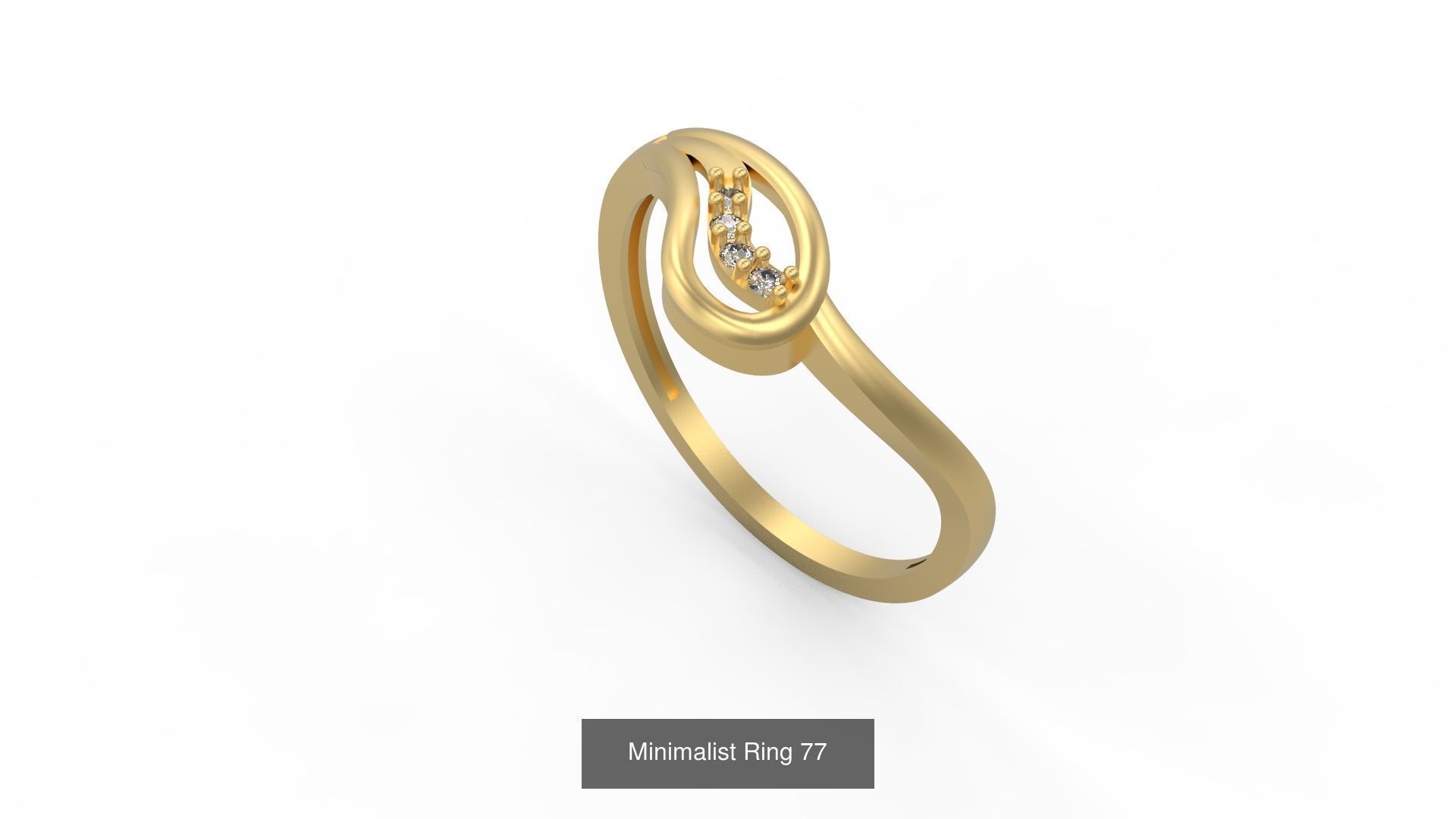 Light rings weighing 1 to 4 grams 500 Rings 3D Model Collection_54