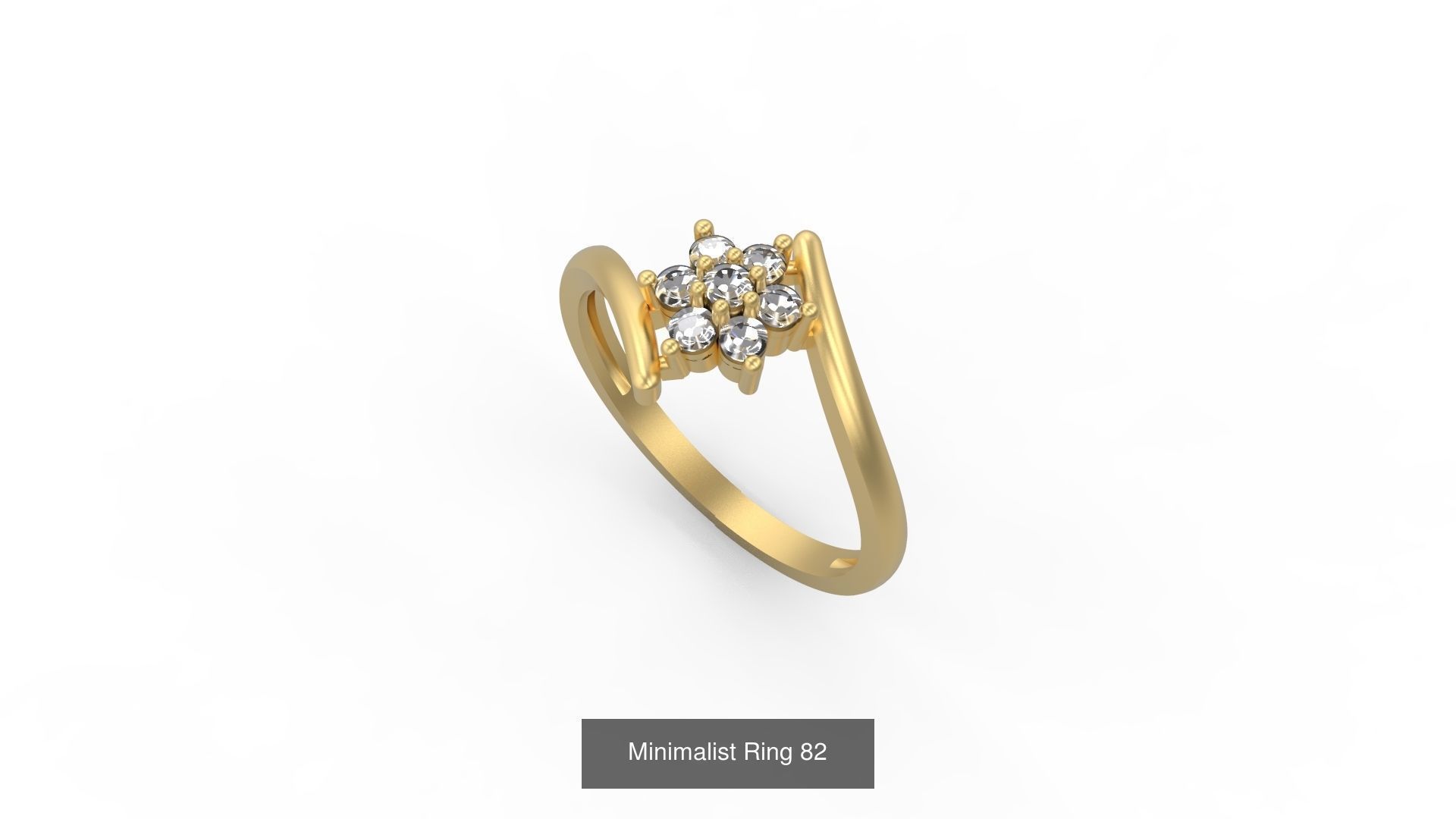 Light rings weighing 1 to 4 grams 500 Rings 3D Model Collection_69