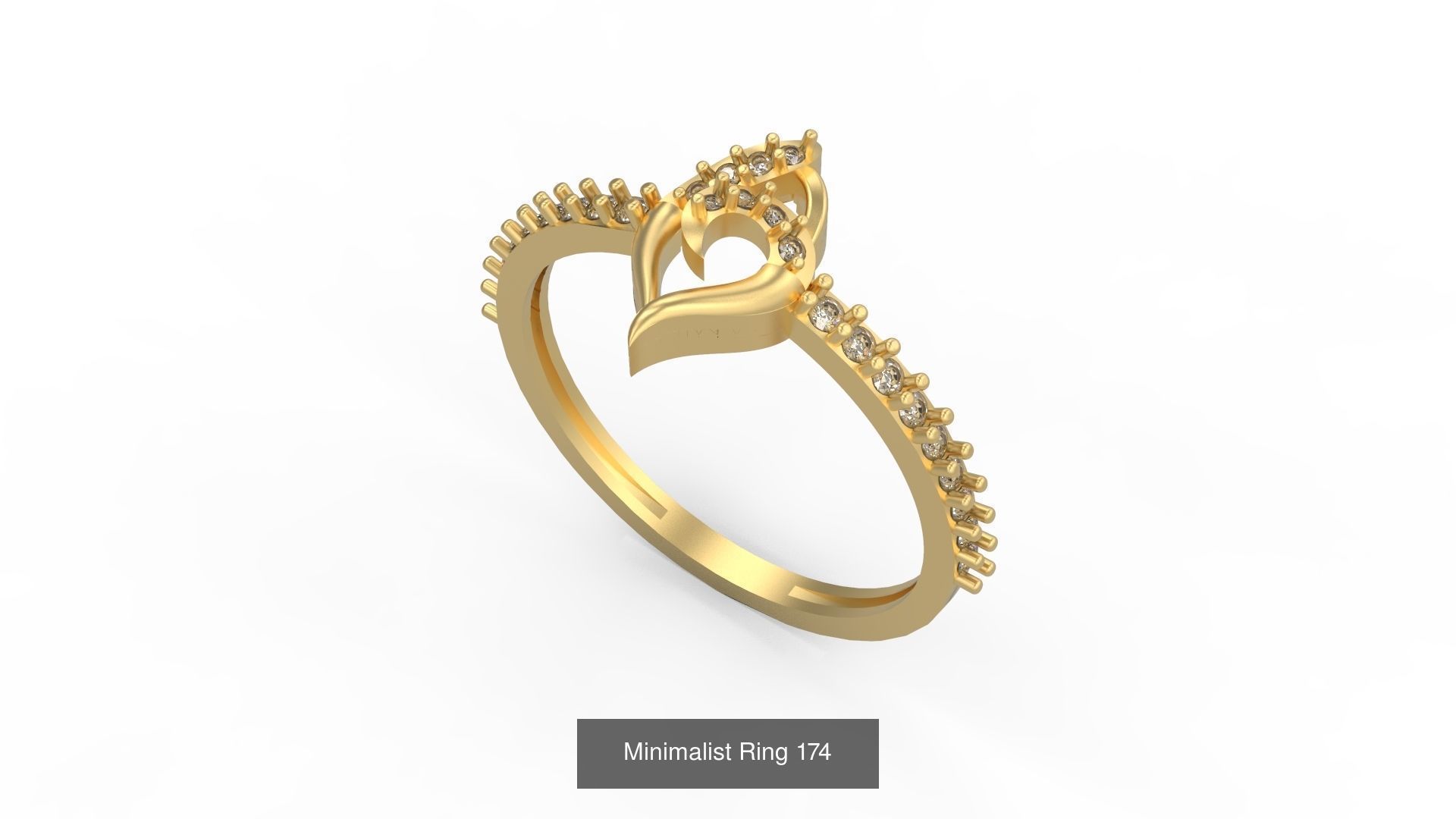 Light rings weighing 1 to 4 grams 500 Rings 3D Model Collection_236