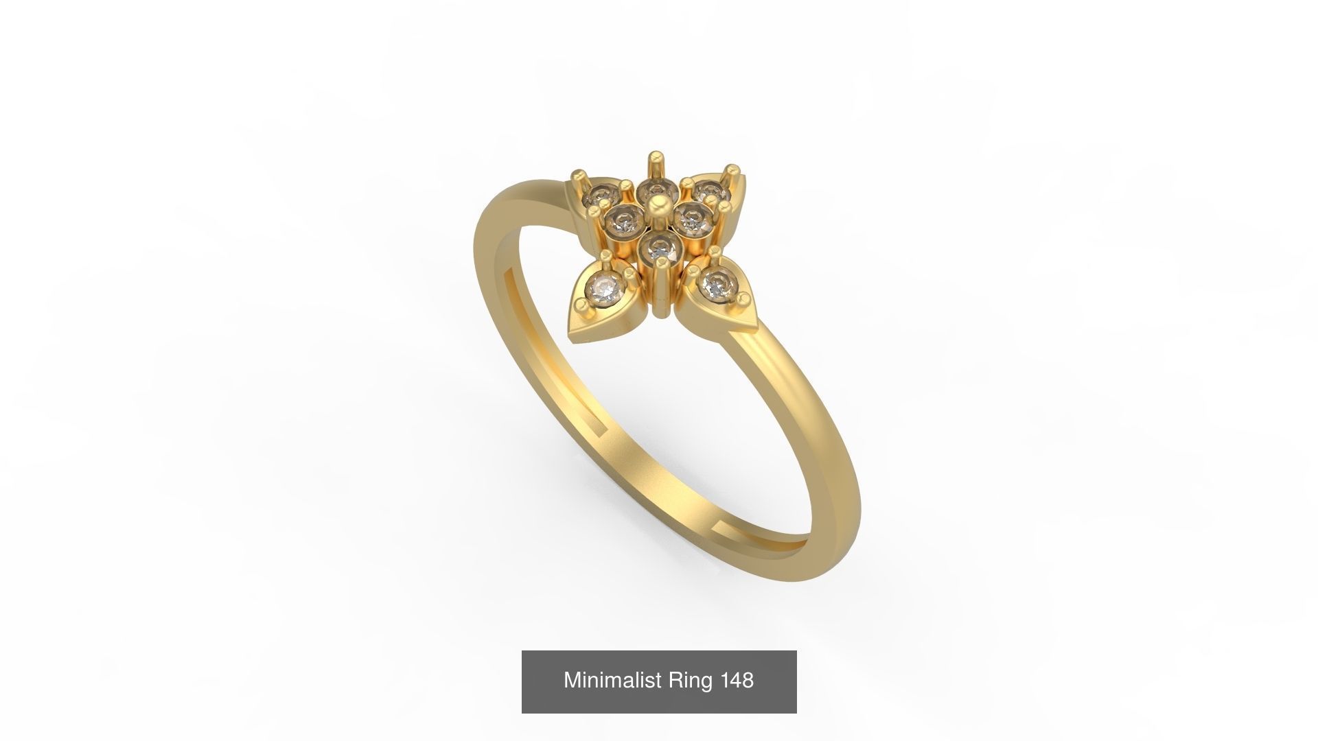 Light rings weighing 1 to 4 grams 500 Rings 3D Model Collection_210