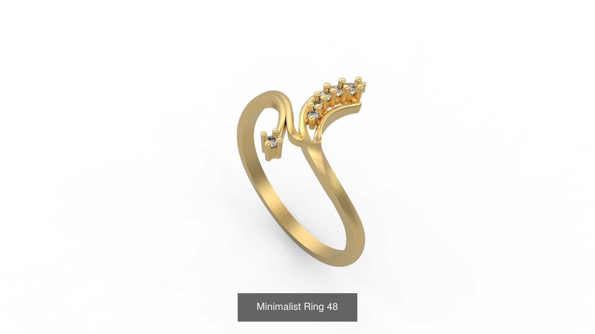 Light rings weighing 1 to 4 grams 500 Rings 3D Model Collection_140