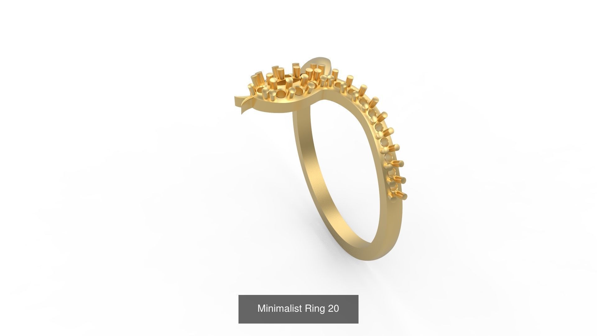 Light rings weighing 1 to 4 grams 500 Rings 3D Model Collection_112
