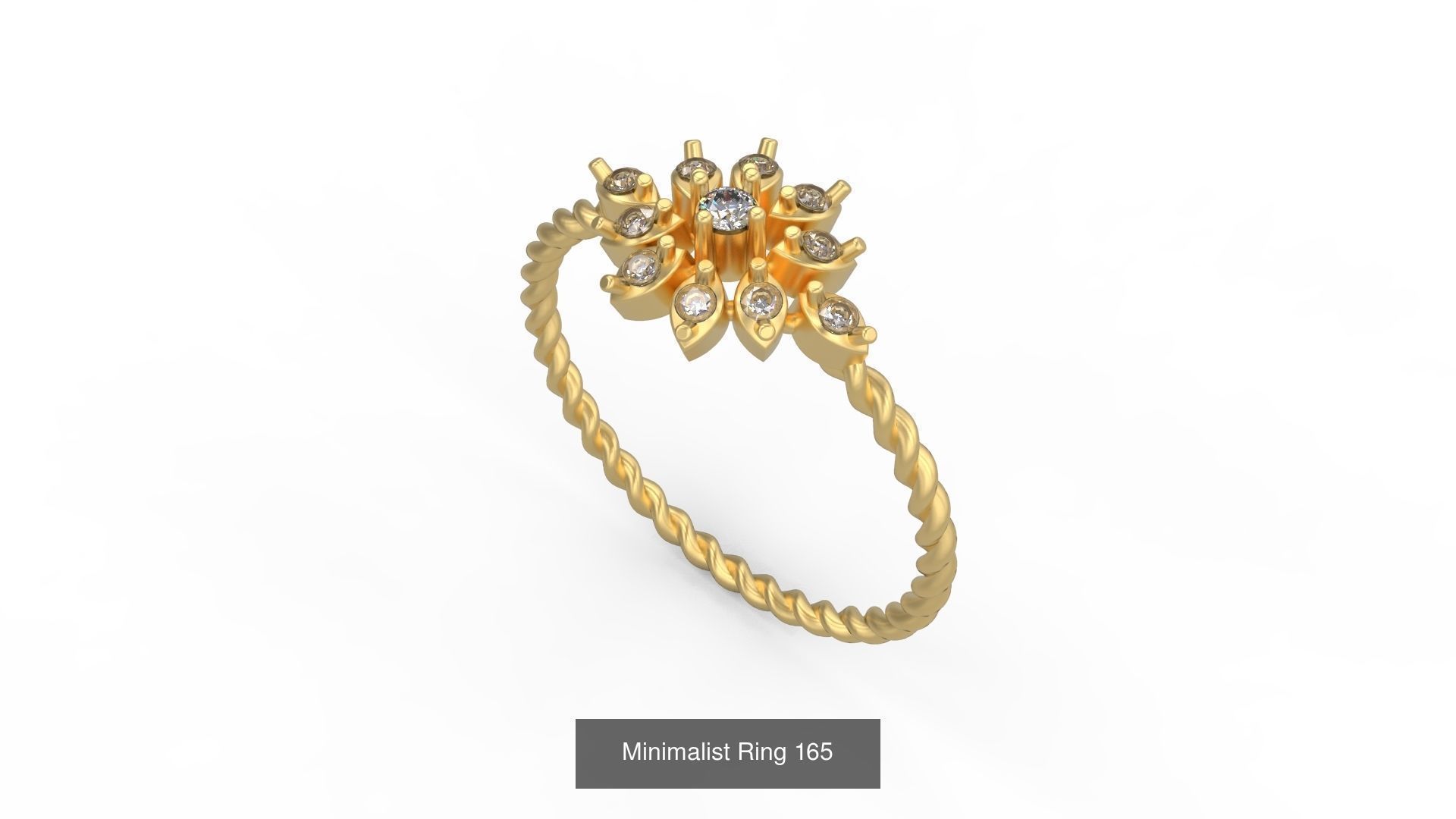 Light rings weighing 1 to 4 grams 500 Rings 3D Model Collection_227