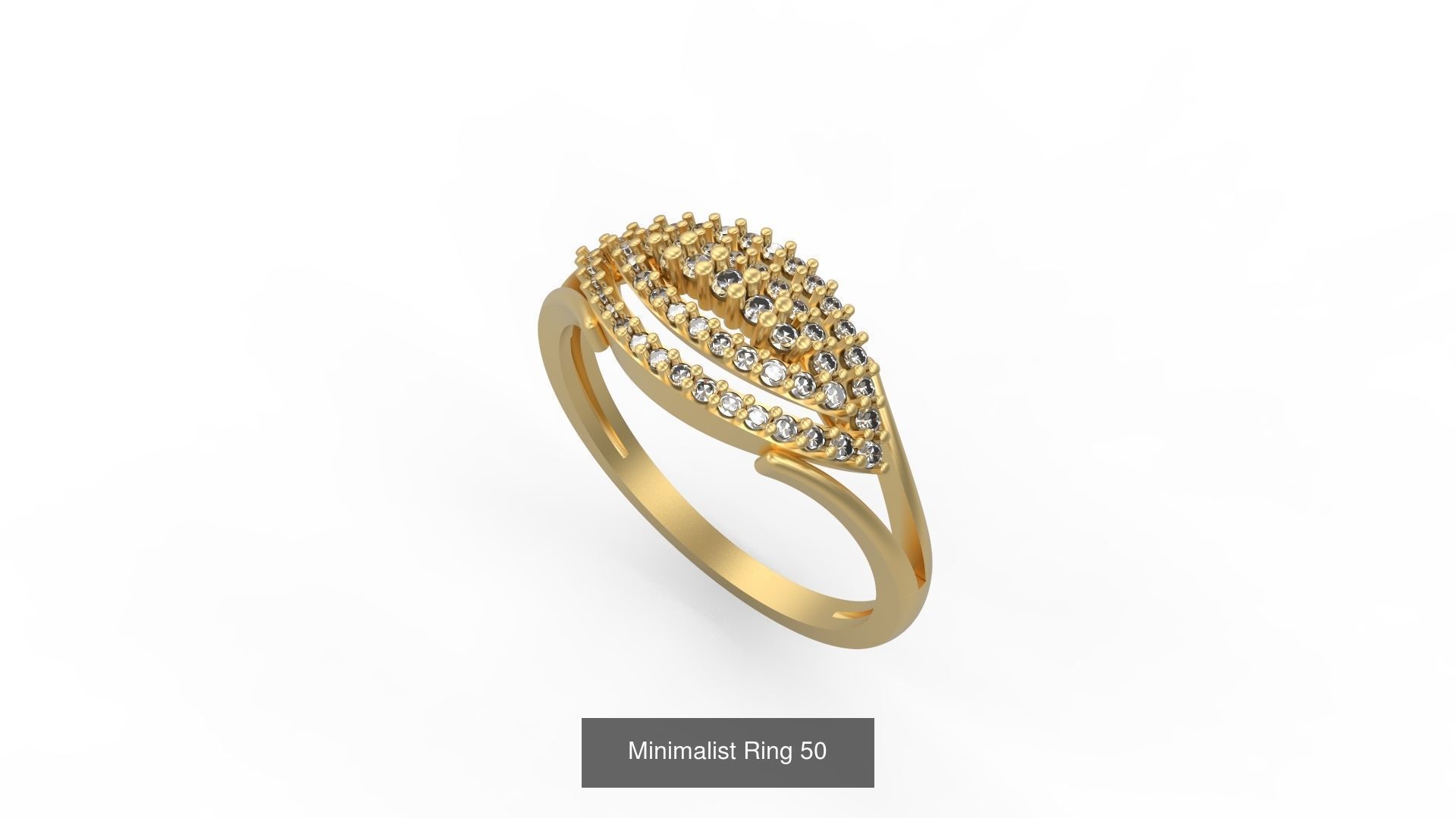 Light rings weighing 1 to 4 grams 500 Rings 3D Model Collection_142