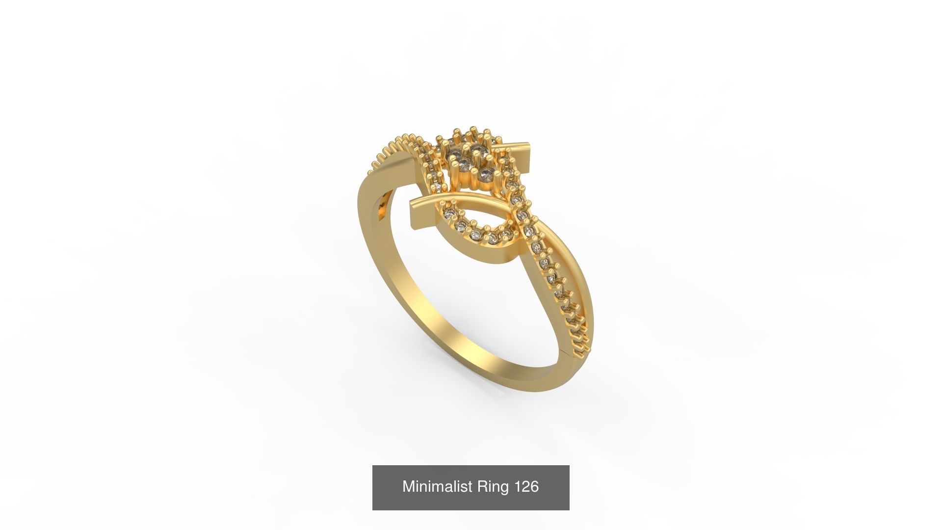 Light rings weighing 1 to 4 grams 500 Rings 3D Model Collection_188