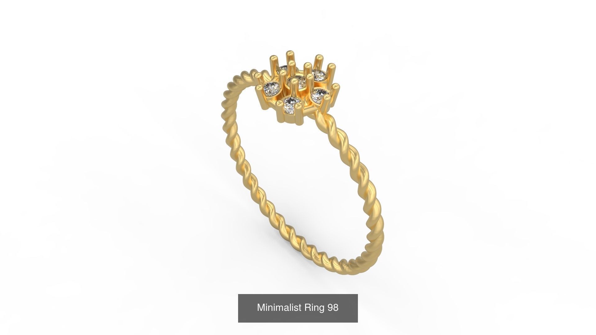 Light rings weighing 1 to 4 grams 500 Rings 3D Model Collection_94