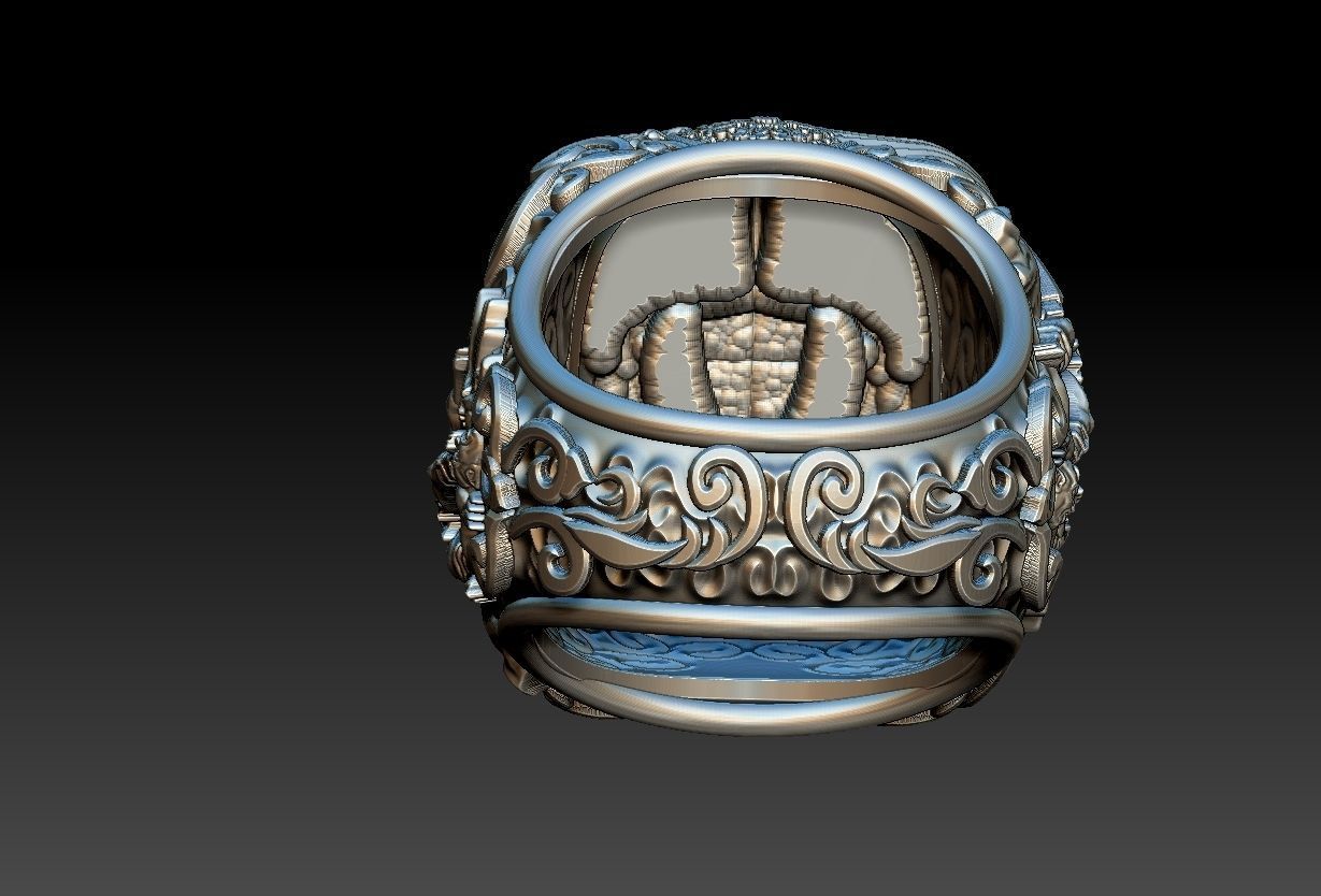 Michael the Archangel Ring - Arcanjo Miguel  3D print model_13
