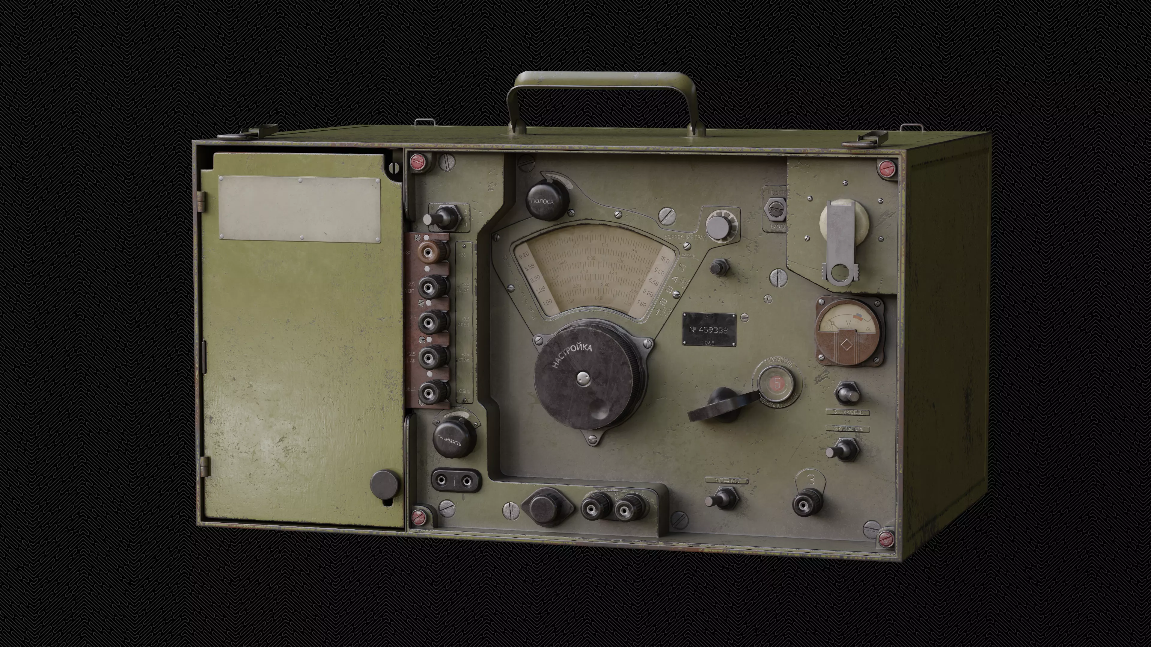 Reciever Omega R-311 Low-poly 3D model_0