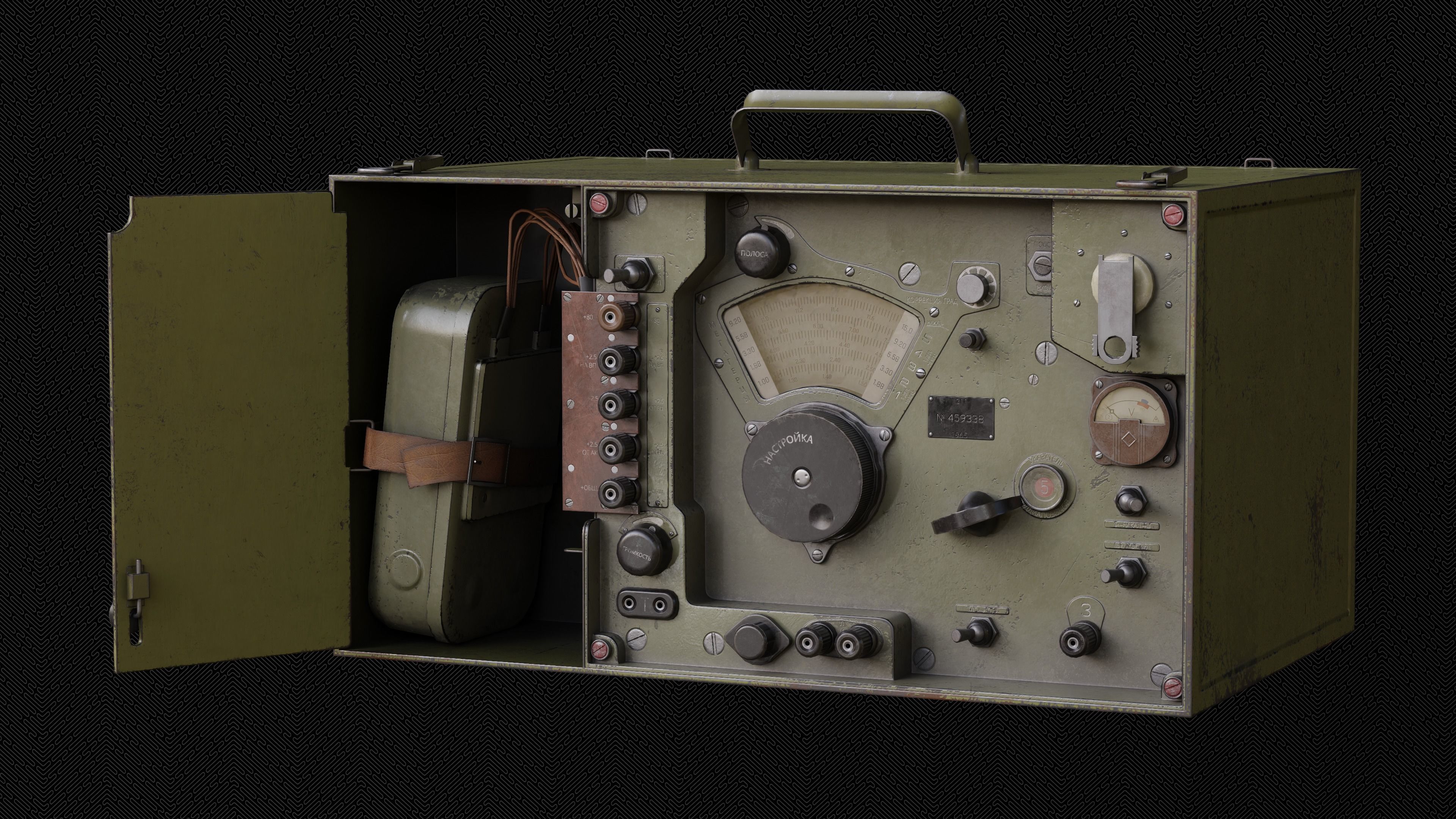 Reciever Omega R-311 Low-poly 3D model_1