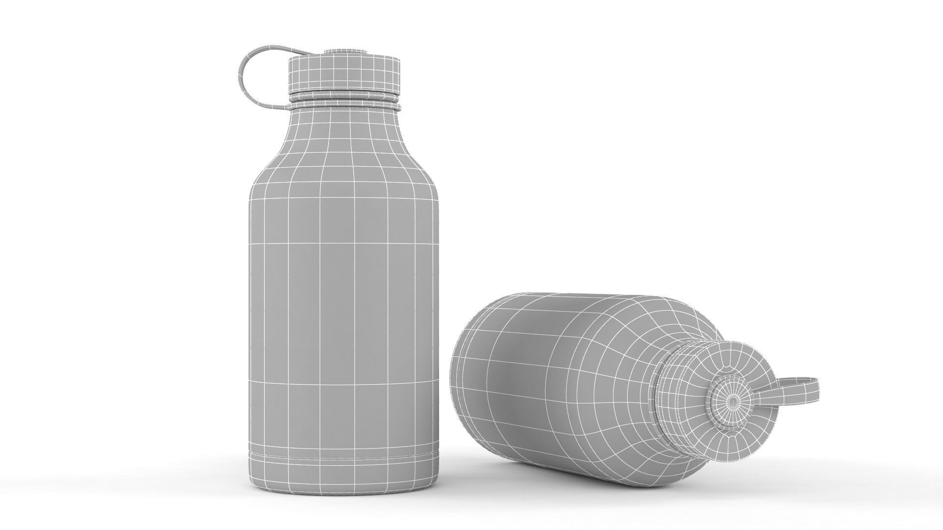 Water Bottle 3D model_6