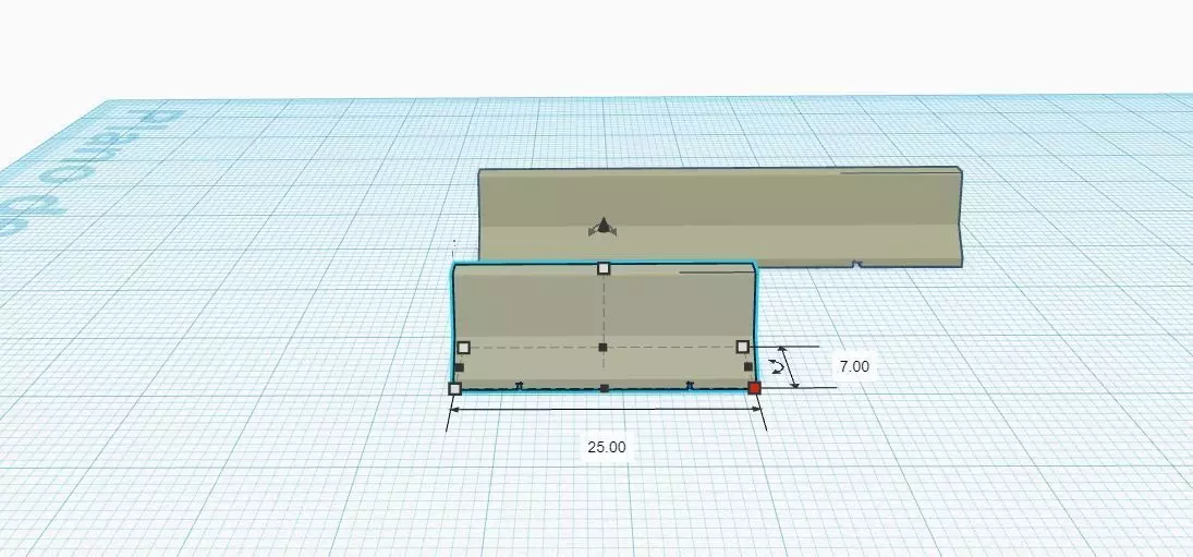 Mini jersey barrier scale h0 1-87 3D print model_0