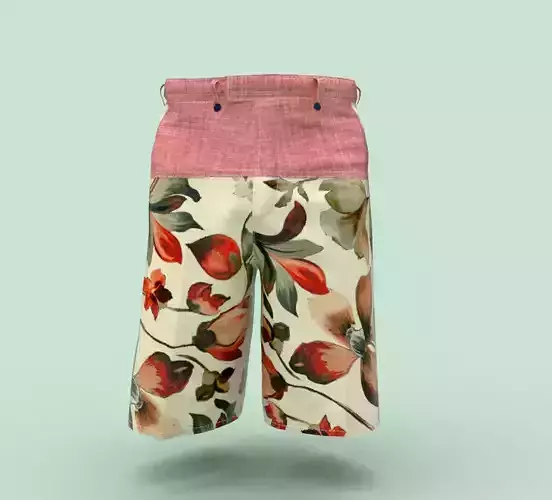 Shorts with flowers