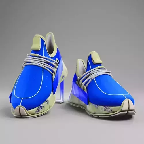 Blue Running Shoe