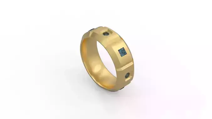 Band Ring 001 3D print model