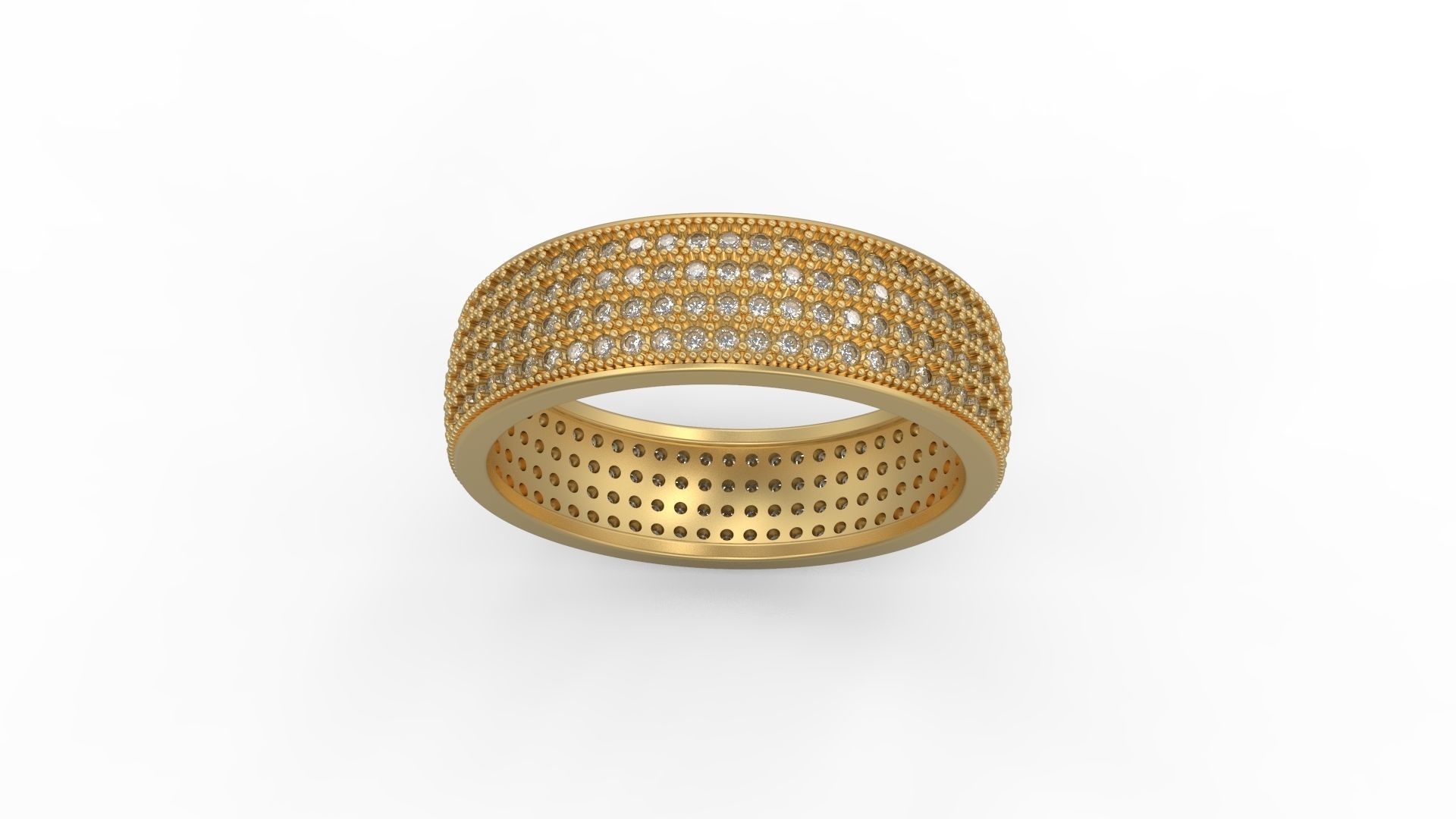 Band Ring 002 3D print model_4