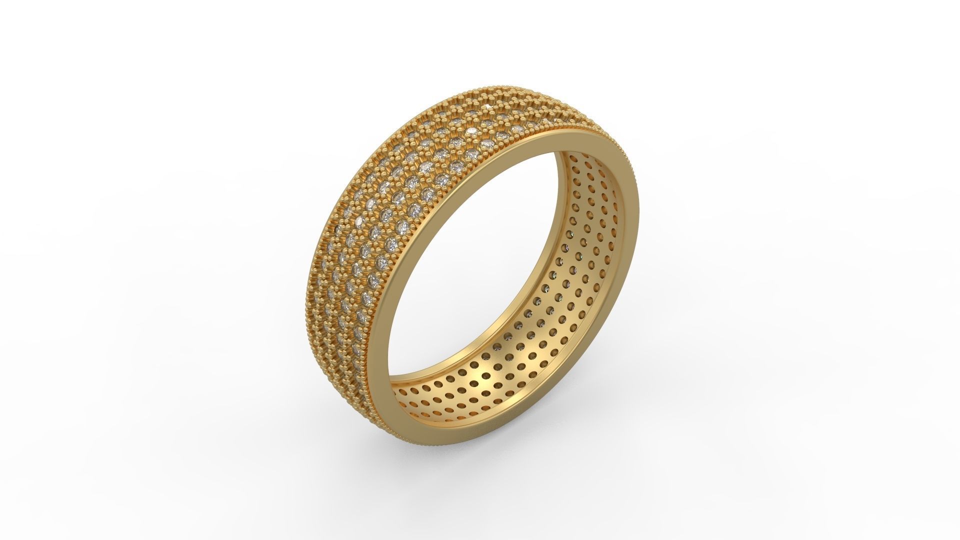 Band Ring 002 3D print model_1