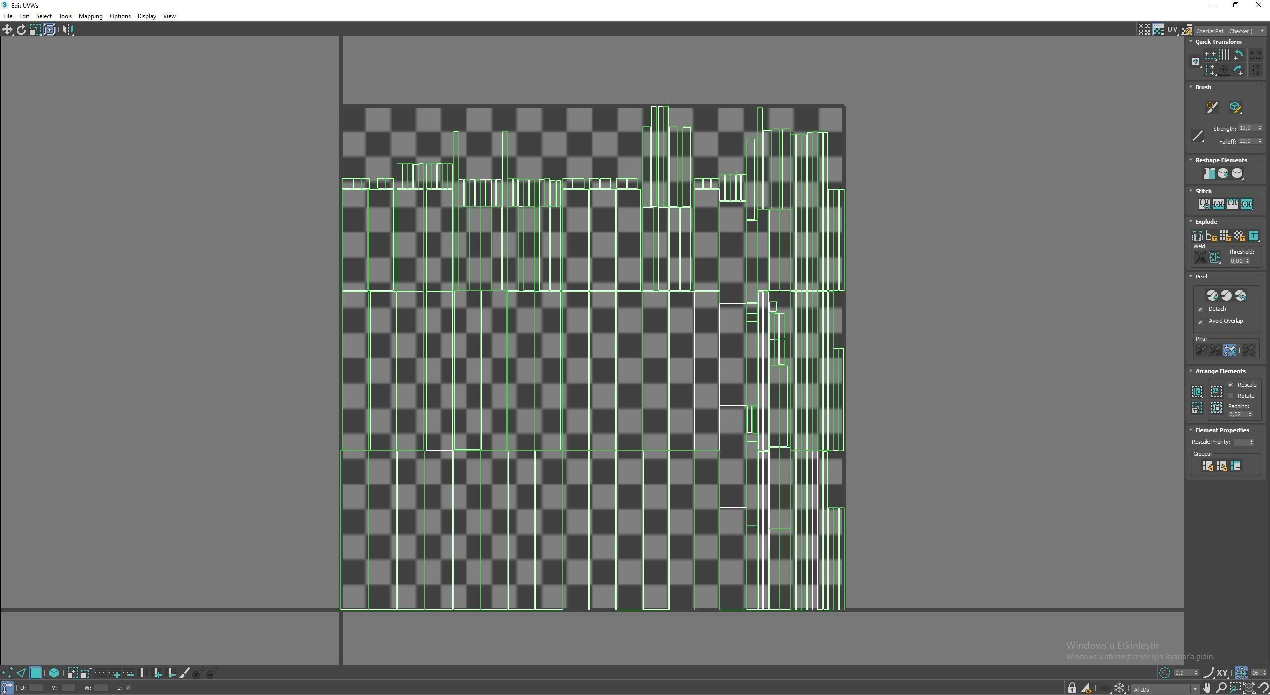 wooden case  Low-poly 3D model_11