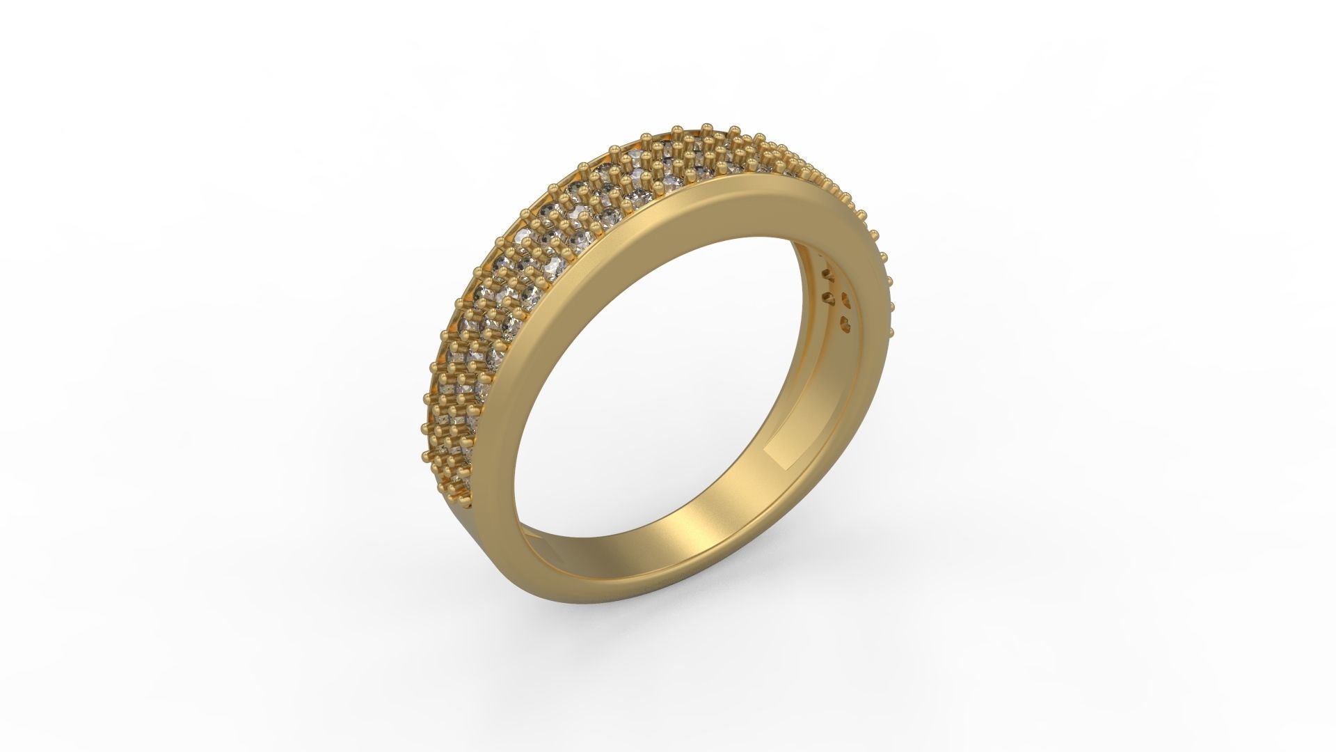 Band Ring 003 3D print model_1