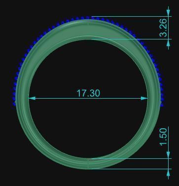 Band Ring 003 3D print model_6