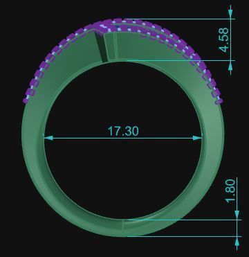 Band Ring 004 3D print model_10