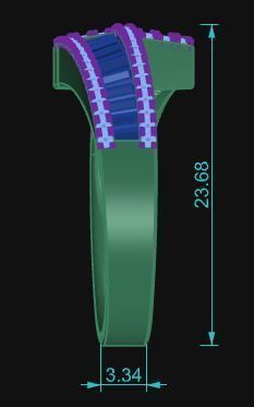 Band Ring 004 3D print model_6