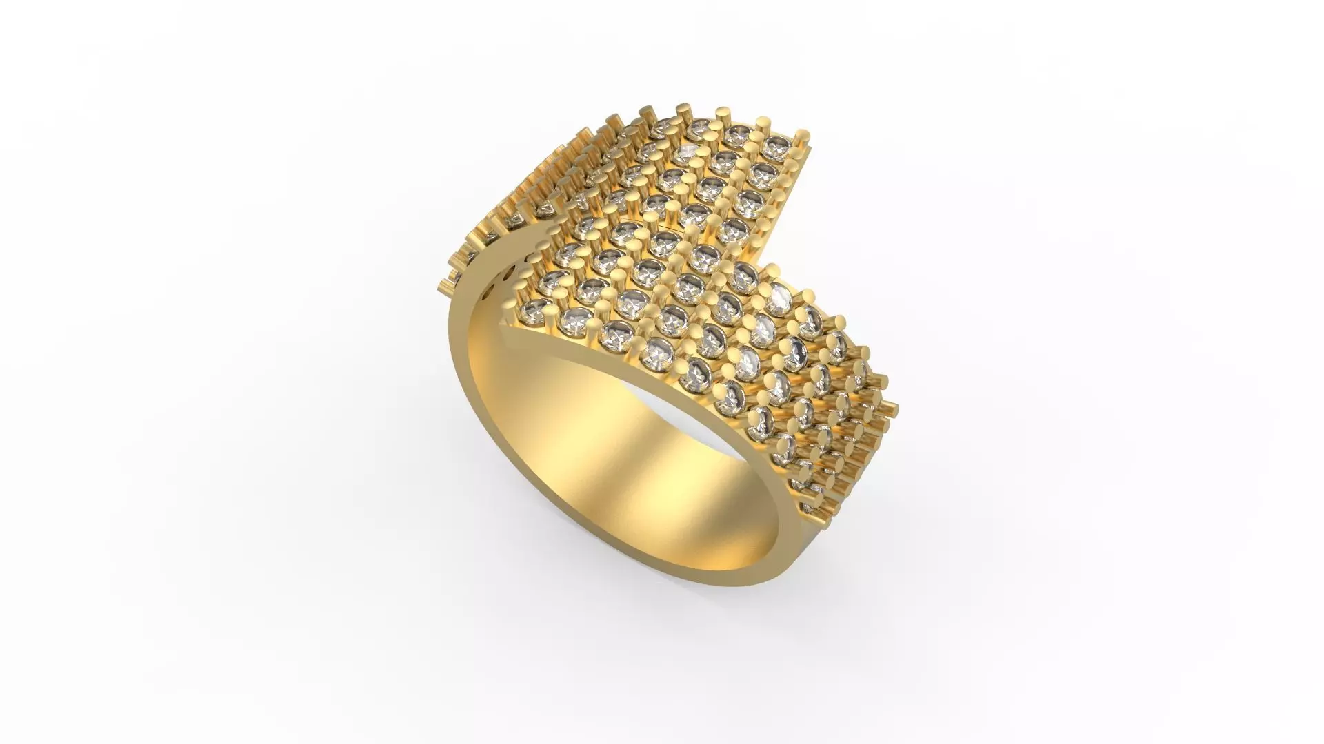 Band Ring 005 3D print model_0
