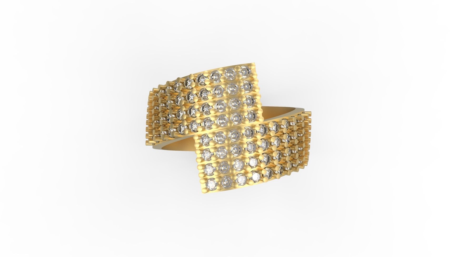 Band Ring 005 3D print model_4