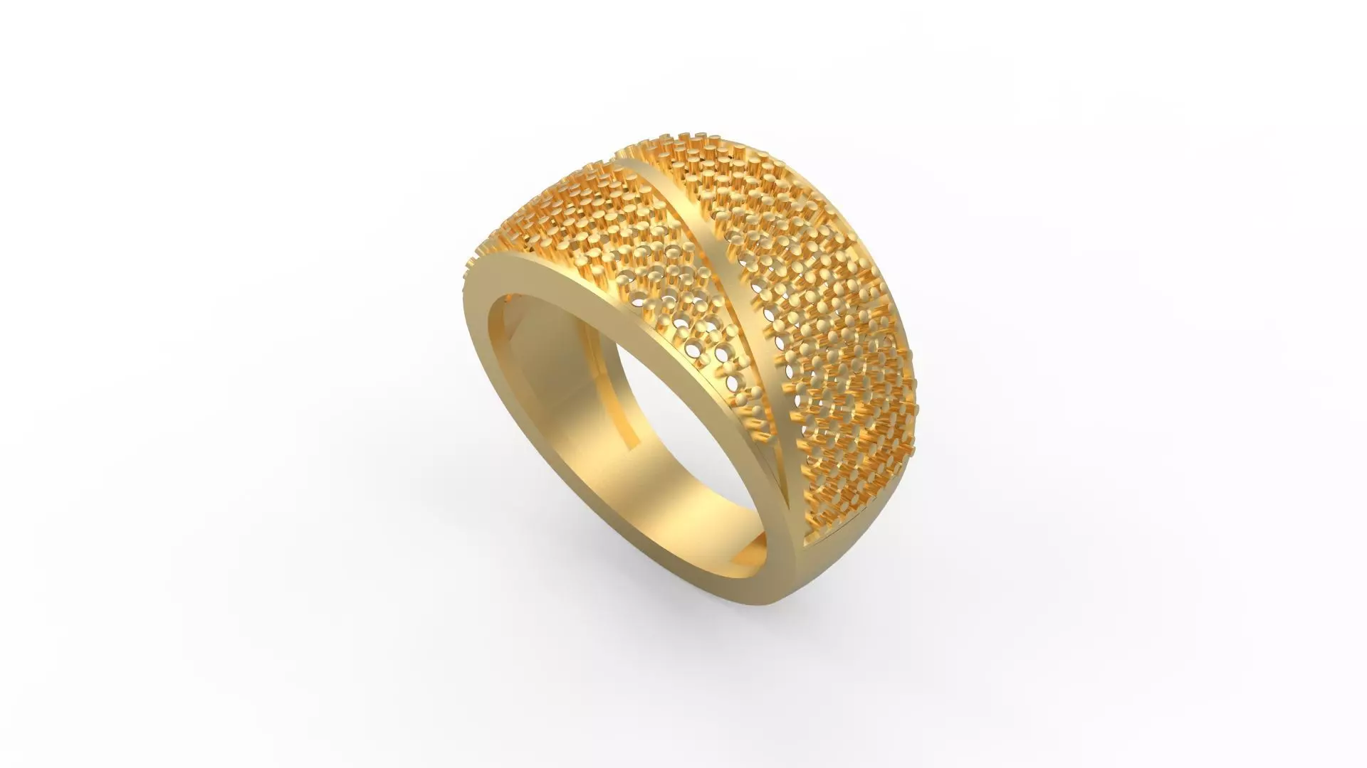 Band Ring 008 3D print model_0