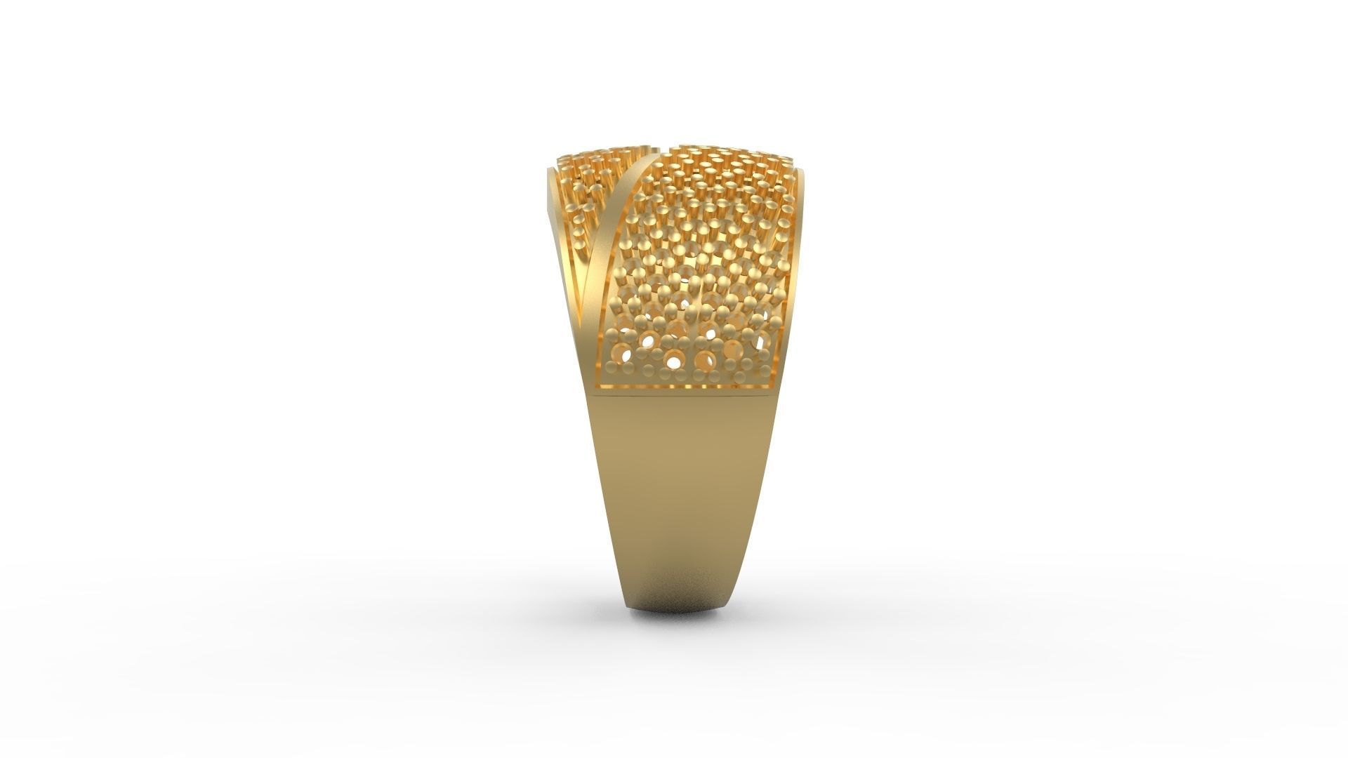 Band Ring 008 3D print model_3