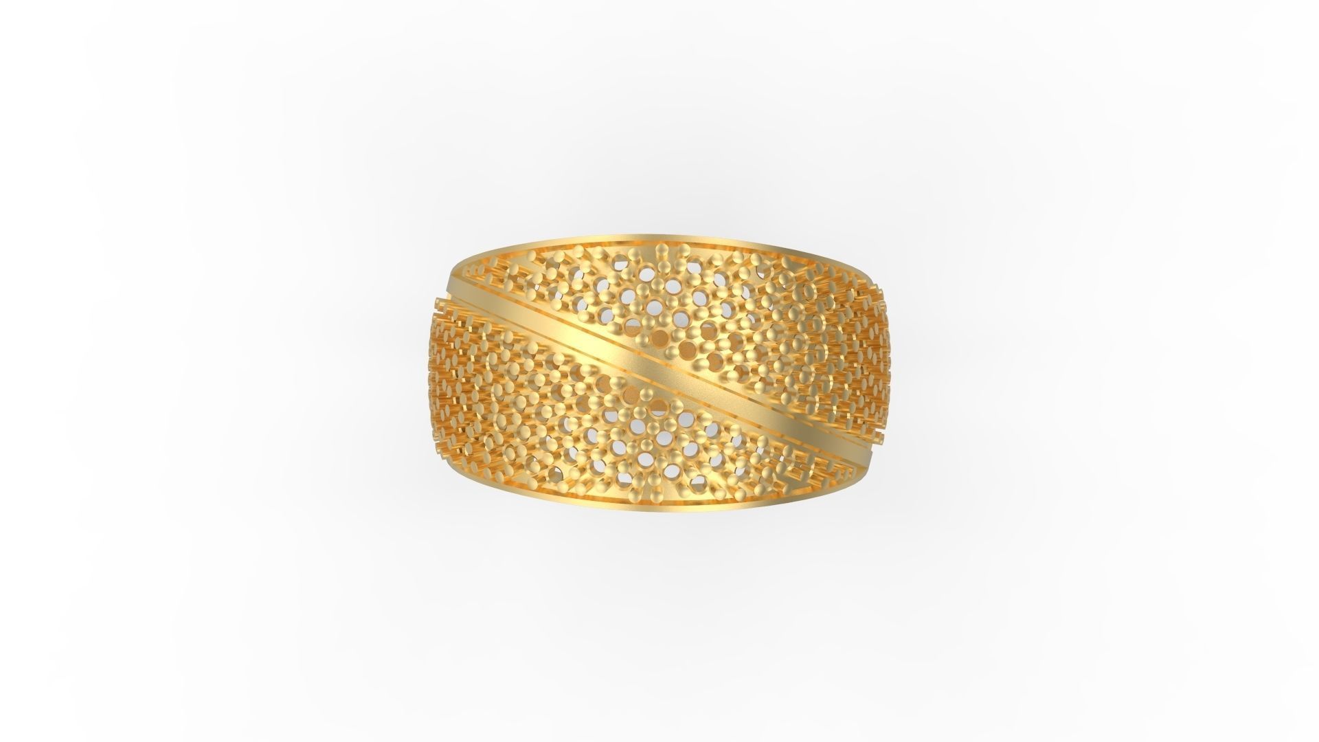 Band Ring 008 3D print model_4