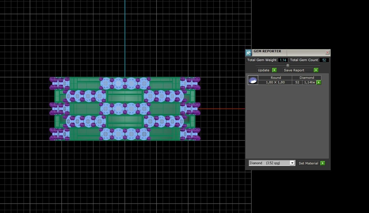 Cuban Band Ring 012 3D print model_9