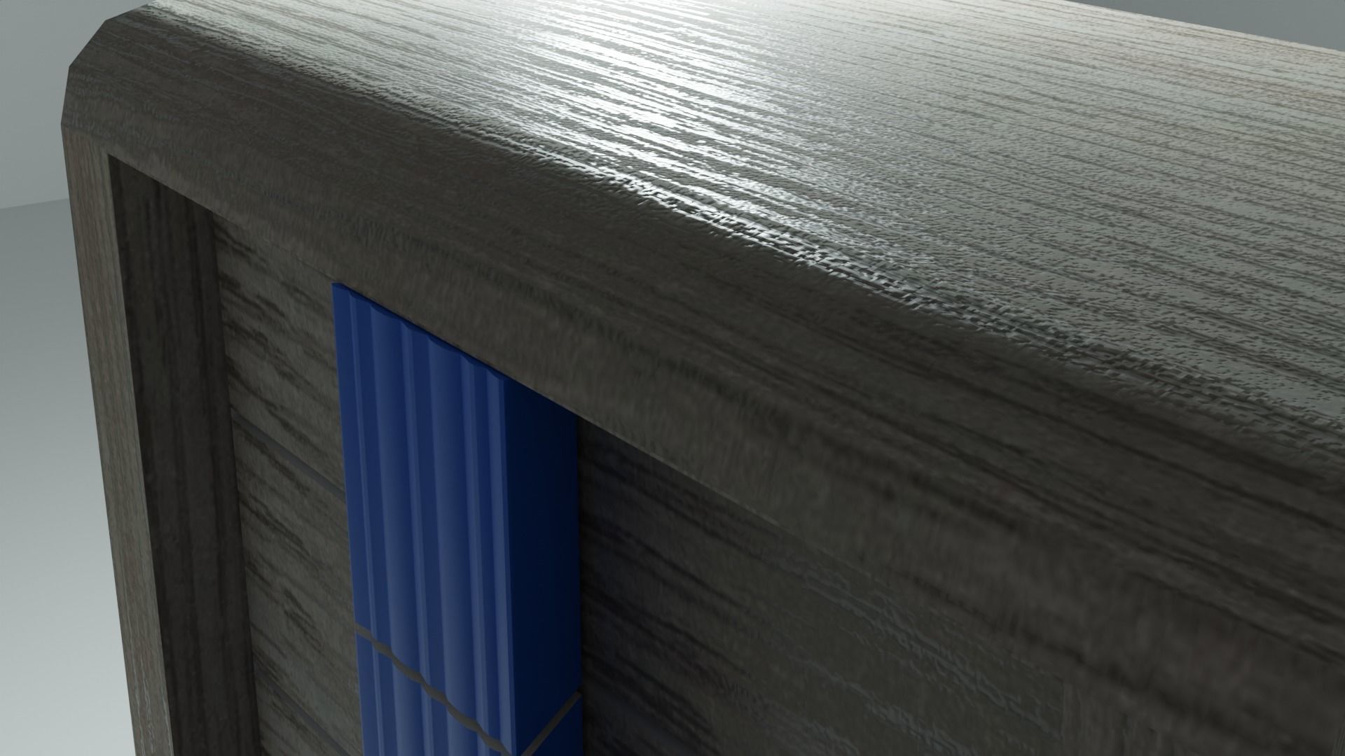 Bedside table 3D model_2