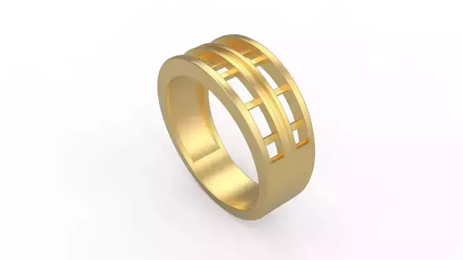 Band Ring 017 3D print model