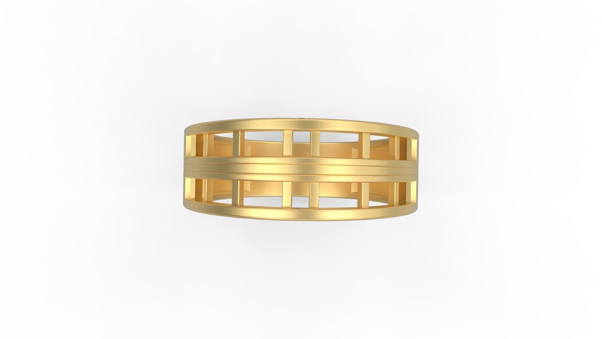 Band Ring 017 3D print model_4