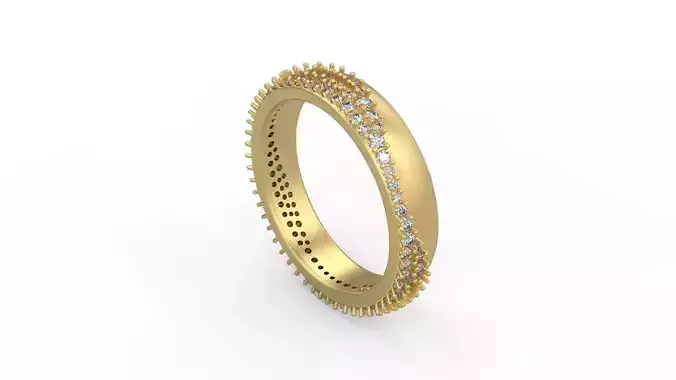 Wave Band Ring 022